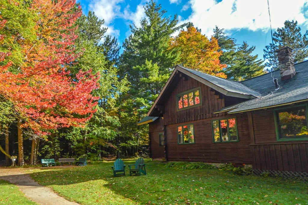autumn at the Adirondak Loj