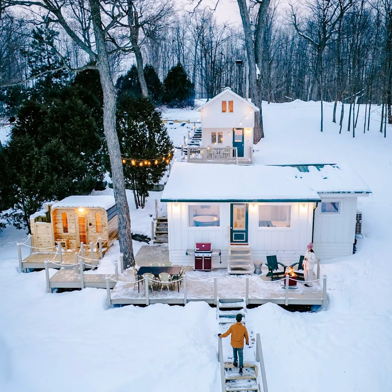 lake champlain cabin rental tacklebox vermont skiing sauna