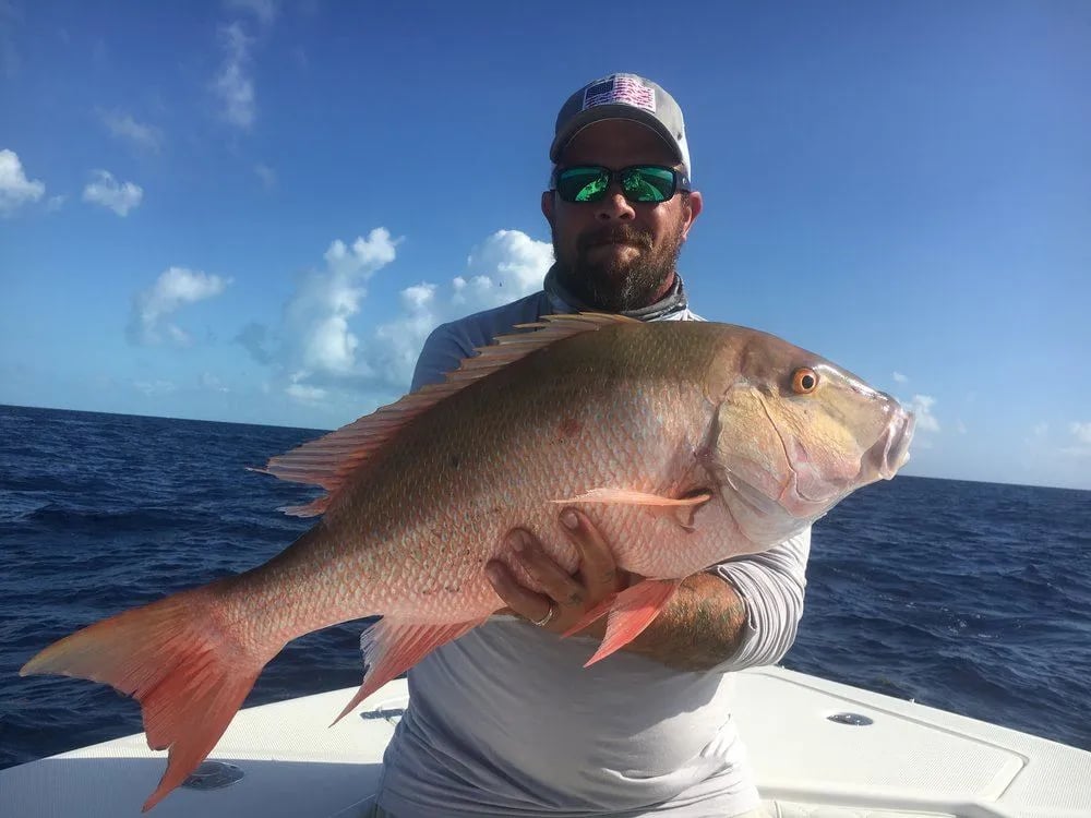 Offshore Deep Sea Fishing Charters In Islamorada Florida Keys Mutton Snapper - 4reel Fishing Charters