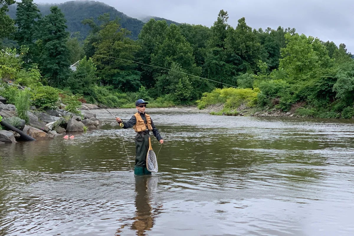 Fall fly fishing on Catskill streams