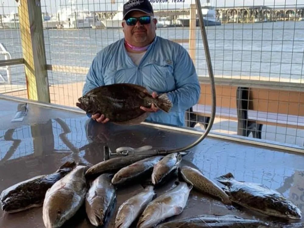 Sunset fishing in Matagorda Bay flats
