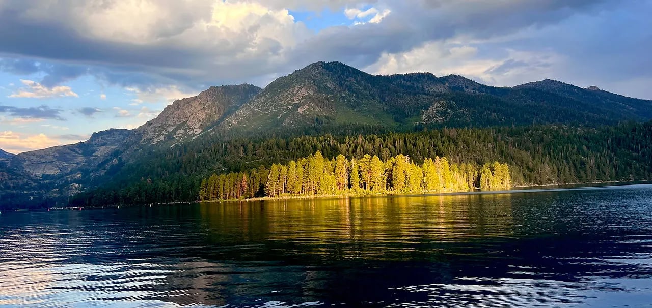 Amazing Scenery awaits on Tahoe when fishing with JD Richey Sportfishing