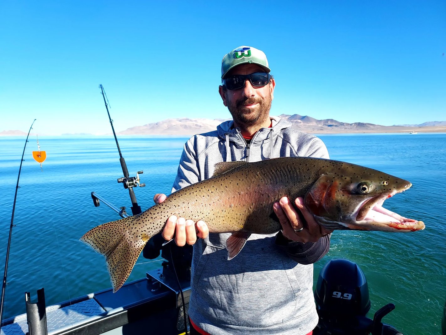 Advanced Cutthroat Trout Trolling Guided Fishing Trip – Pyramid Lake, NV