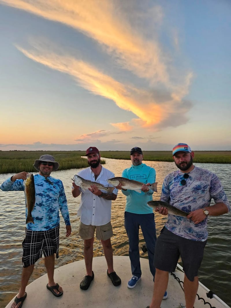 Redfish catch in unknown location