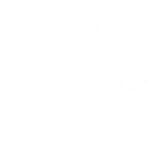 White external link icon with an arrow pointing diagonally up and to the right out of a square.
