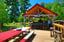 Rustic Waterfront Log Cabins
