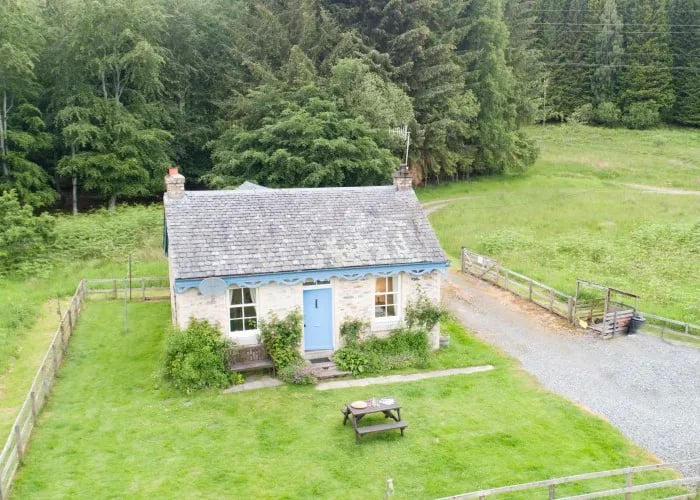 West Drumchastle from the air